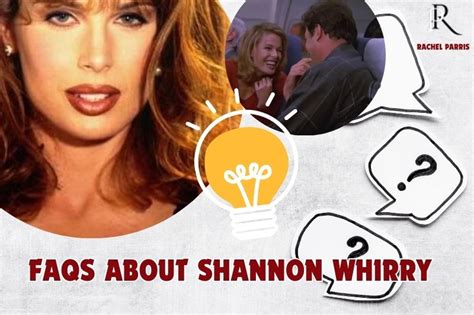 Exploring Shannon Whirry's Career Journey