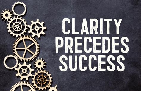 Exploring the Significance of Clarity in Achieving Triumph