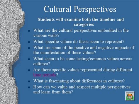 Exploring the Significance of Cultural and Historical Perspectives