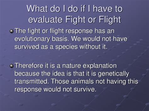 Fight or Flight: Exploring the Evolutionary Basis of Evading Conflict