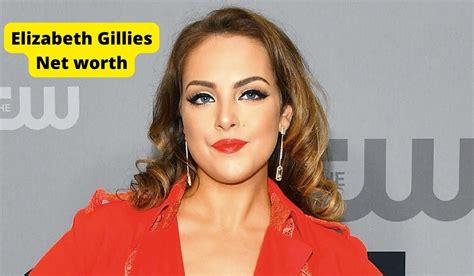 Financial Assets of Elizabeth Gillies