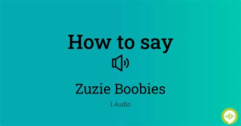 Financial Evaluation of Zuzie Boobies