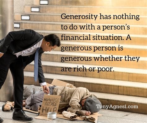 Financial Situation and Generosity