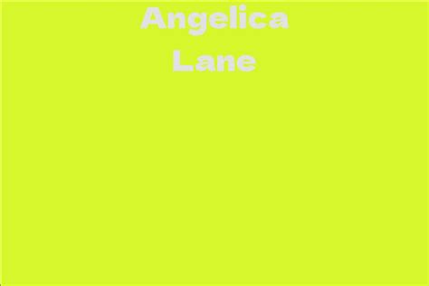 Financial Status and Income of Angelica Lane