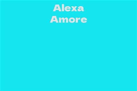 Financial Status and Revenues of Alexa Amore