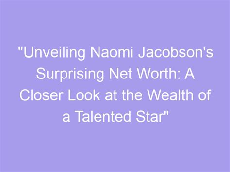 Financial Success and Wealth of the Talented Star