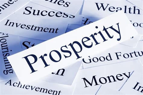 Financial Wealth and Prosperity