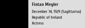 Fintan Meyler's Height and Body Measurements