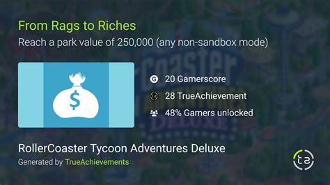 From Rags to Riches: Achievement and Prosperity