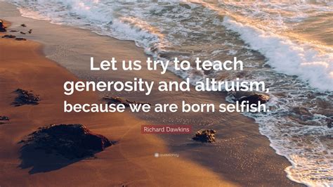 Generosity and Altruism