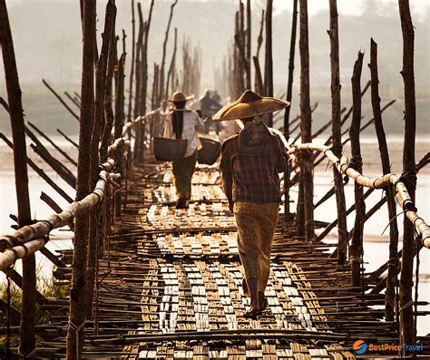 Immerse yourself in the local culture surrounding the Bamboo Bridge