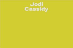 Jodi Cassidy: Early Life and Career