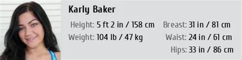 Karly's Body Measurements and Figure