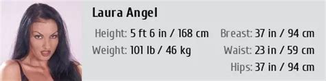 Laura Angel's Height and Body Measurements