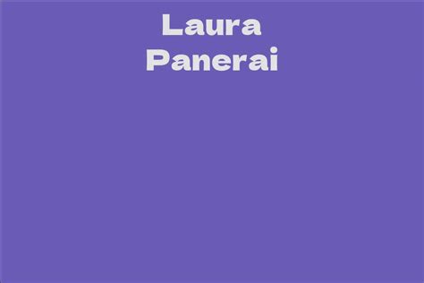 Laura Panerai: A Rising Star