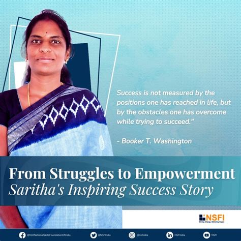 Learning from Saritha Sajeevan's Success Story