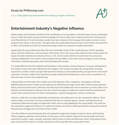 Legacy and Influence on the Entertainment Industry