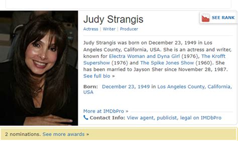 Life Story of Judy Strangis: A Glimpse into Her Past