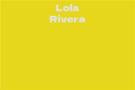 Lola Rivera's Net Worth and Business Ventures