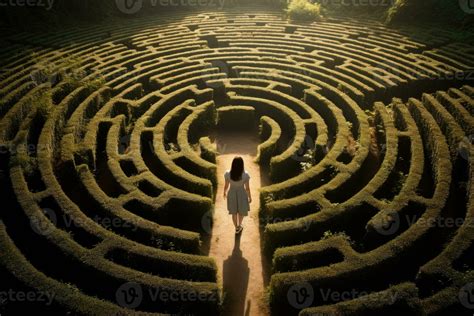 Lost in the Labyrinth: The Maze-Like Experience of Feeling Trapped in the Enchanting Embrace of Nature's Towering Guardian