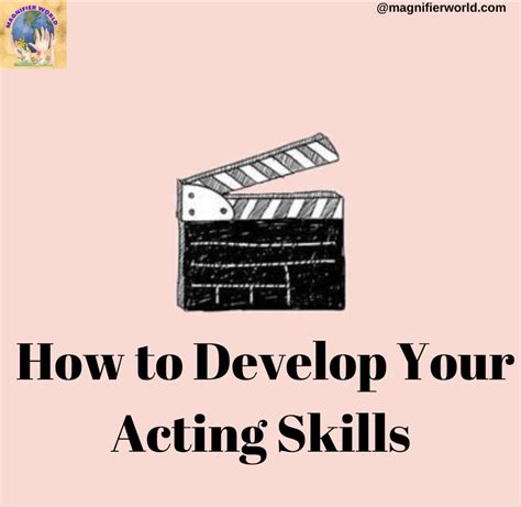 Mastering Essential Techniques for on-Camera Success: Developing Your Acting Skills