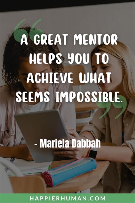 Mentorship and Inspirational Messages