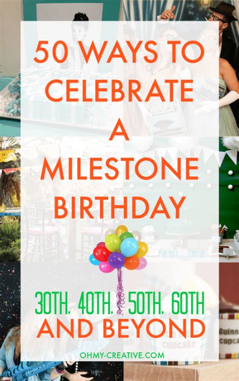 Milestone Birthdays and Celebrations