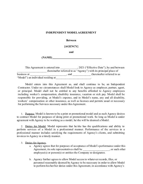 Modeling and Partnership Agreements of Dionne Darling