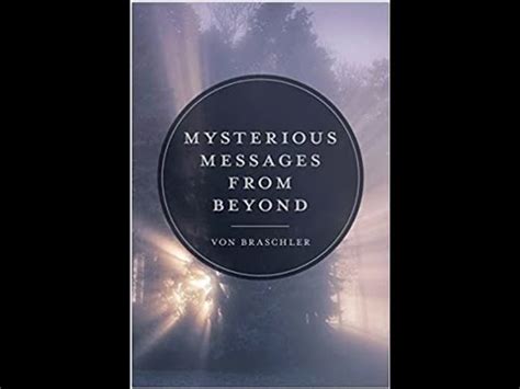 Mysterious Messages from Beyond: Unveiling the Enigma of Dreams