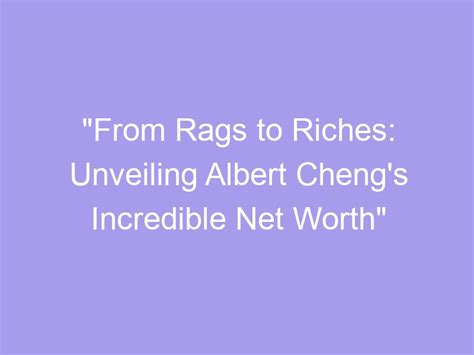 Net Worth: From Rags to Riches