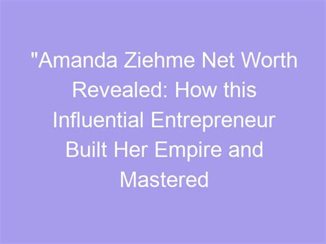 Net Worth: How Kassondra Built Her Empire