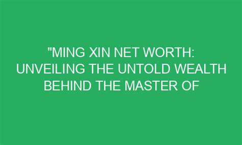 Net Worth and Success of Promise Ming