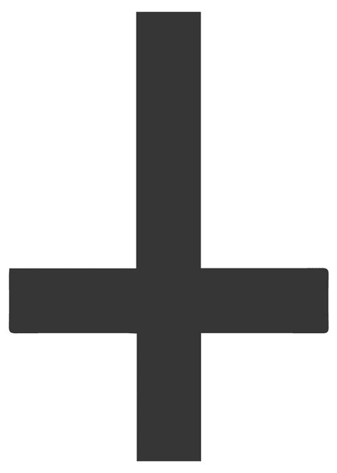 Origins of the Inverted Cross Symbol