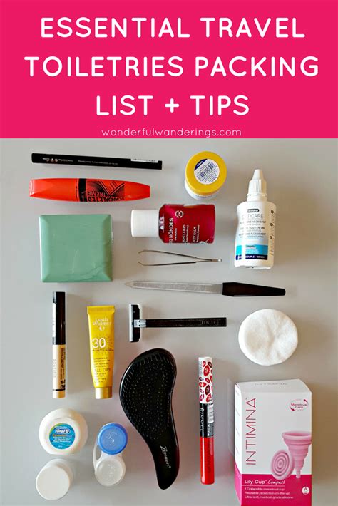 Pack Essential Toiletries in Carry-Ons