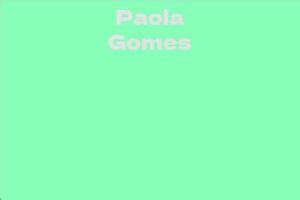 Paola Gomes: Career and Achievements