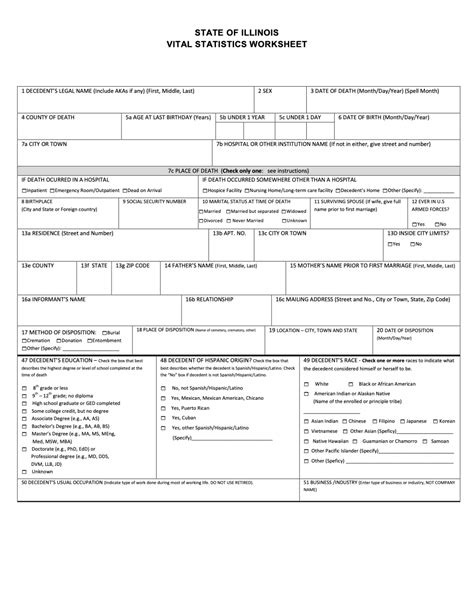 Personal Details: Vital Statistics and Statuesque Information