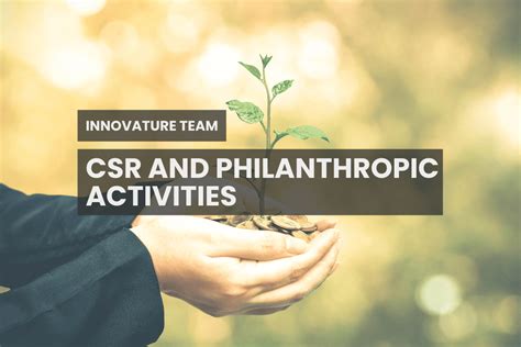 Philanthropic Activities and Presence on Social Media