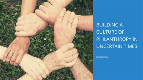 Philanthropy and Causes