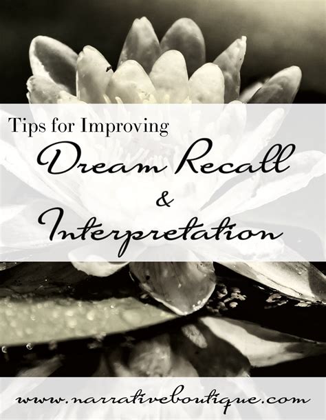 Practical Tips for Improving Dream Recall and Interpretation