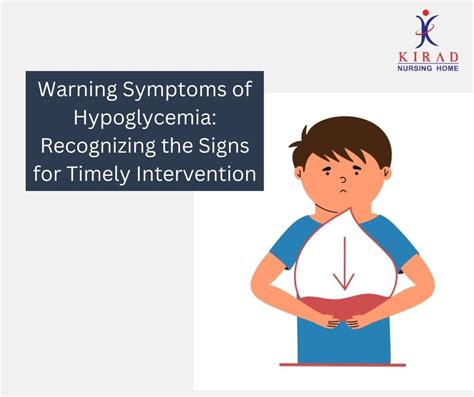 Recognizing the Signs of Hypoglycemia