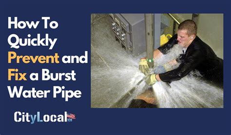 Resolving the Issue: A Step-by-Step Guide to Fixing a Burst Water Pipe