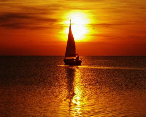 Sailing Into the Sunset: Capturing the Ethereal Beauty of A Seascape