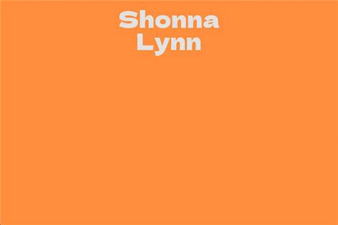 Shonna Lynn Biography