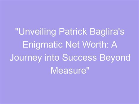 Success Beyond Measure: The Inspiring Journey of a Financially Flourishing Icon