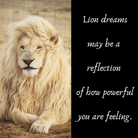 Symbolic Representations of Lions in Dreams