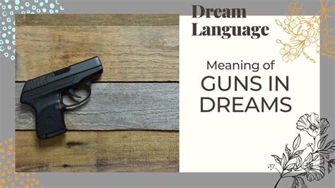 Symbolism of Guns in Dreams