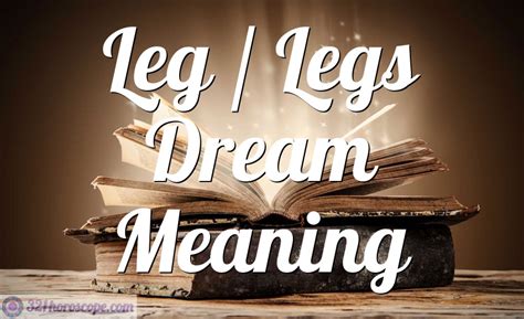 Symbolism of Legs and Absence of Limbs in Dreams