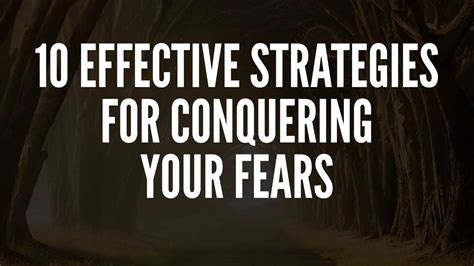 Taming the Beast: Strategies for Conquering Your Fears