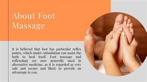 The Advantages of Soothing Foot Massage for Achieving Peaceful State