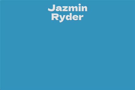 The Figures Behind Jazmin Ryder's Success